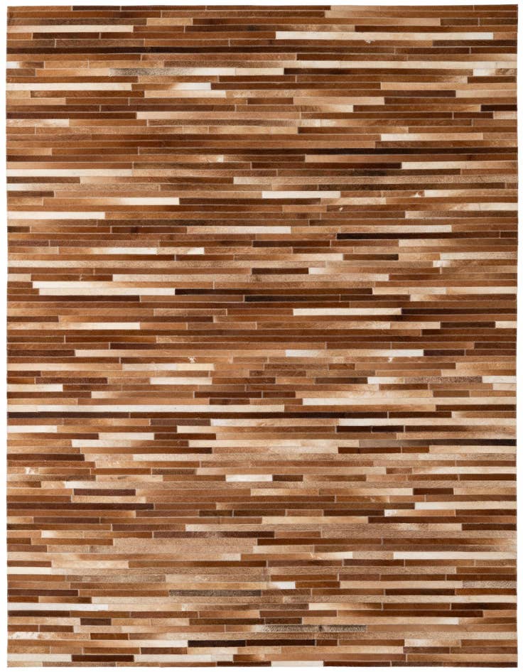 Detail image of 5' 1 x 7' 10 Cowhide - Patchwork Rug