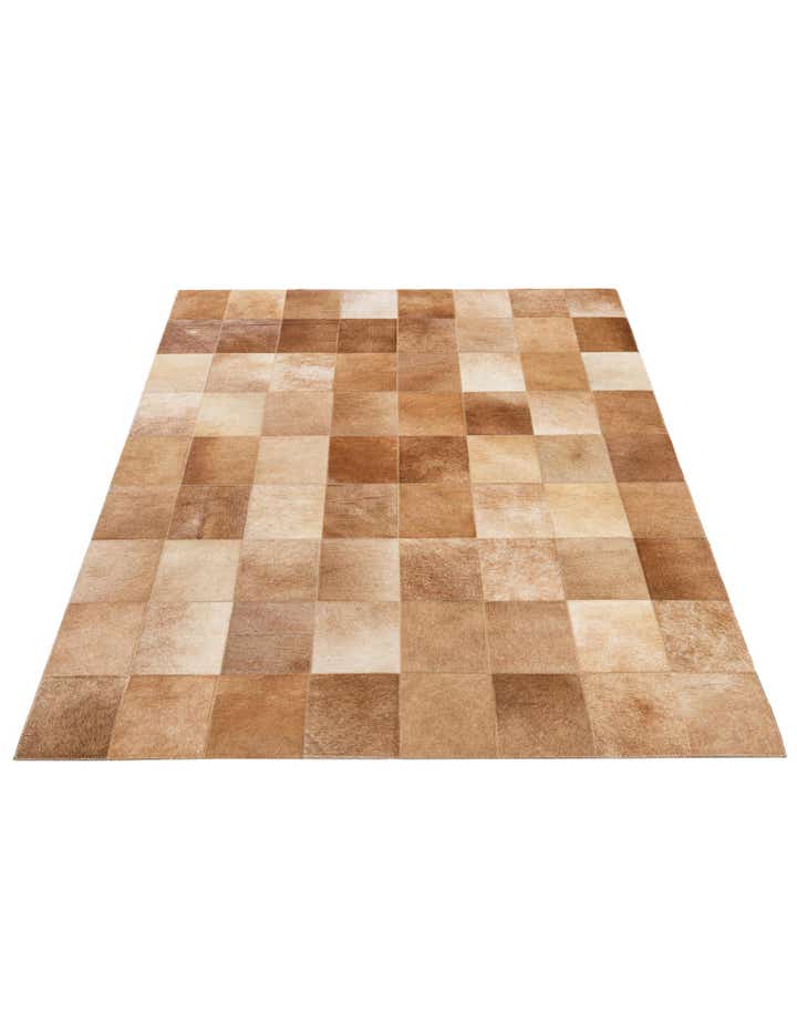 3' 11 x 5' 11 Cowhide - Patchwork Rug