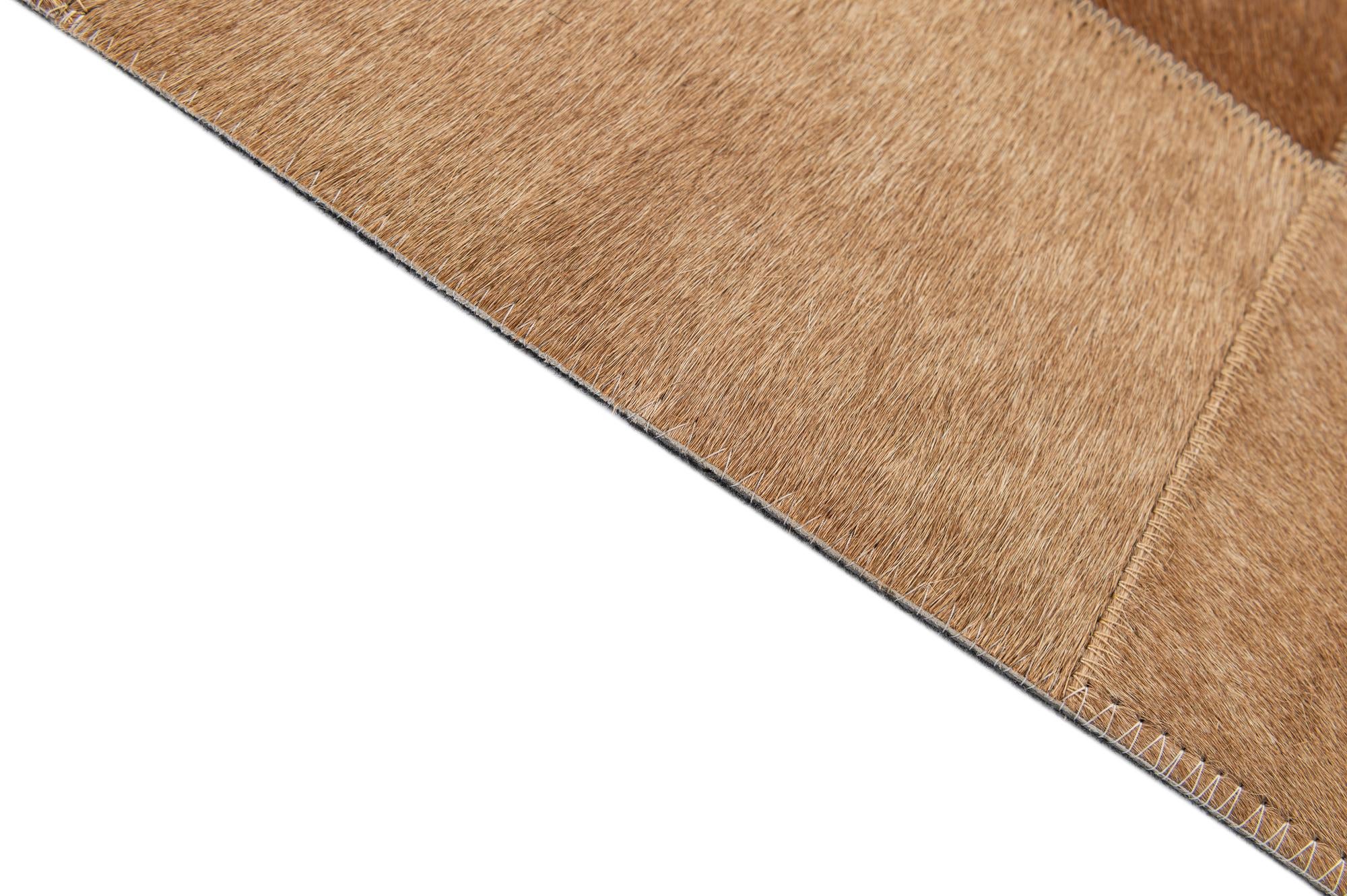 3' 11 x 5' 11 Cowhide - Patchwork Rug