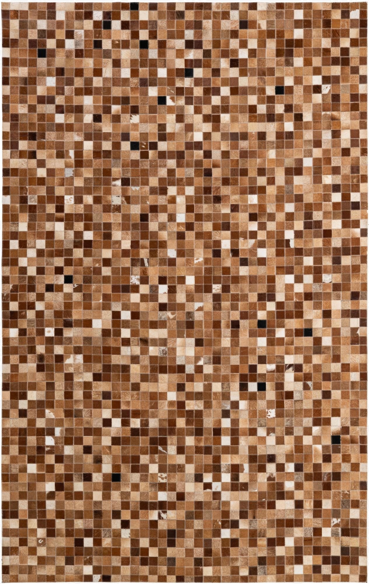 5' 1 x 7' 11 Cowhide - Patchwork Rug