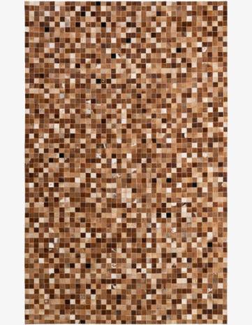 5' 1 x 7' 11 Cowhide - Patchwork Rug
