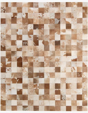 8' x 9' 11 Cowhide - Patchwork Rug