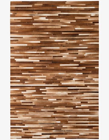 5' 1 x 7' 10 Cowhide - Patchwork Rug
