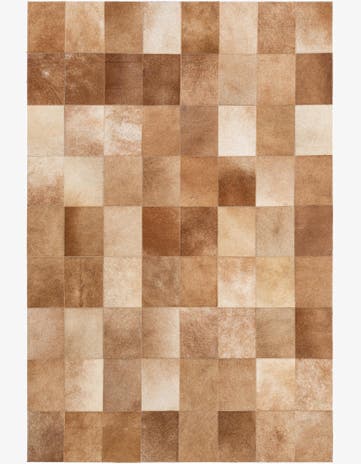 3' 11 x 5' 11 Cowhide - Patchwork Rug