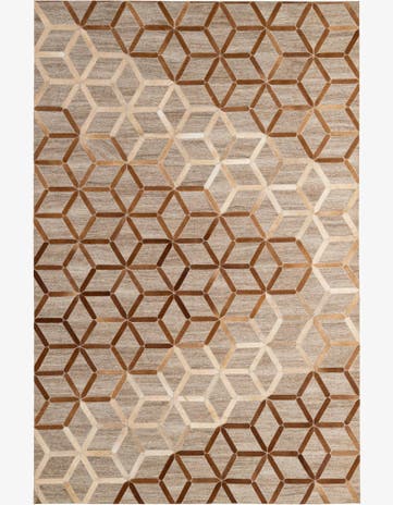 5' 1 x 7' 8 Cowhide - Patchwork Rug