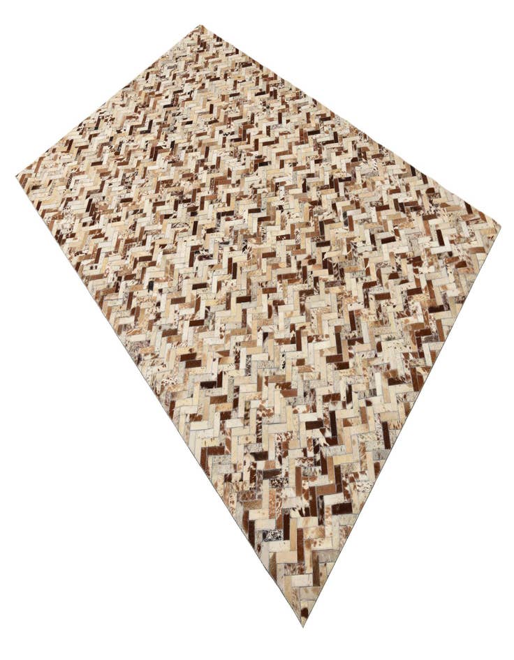 Detail image of 5' x 8' Cowhide Leather Rug