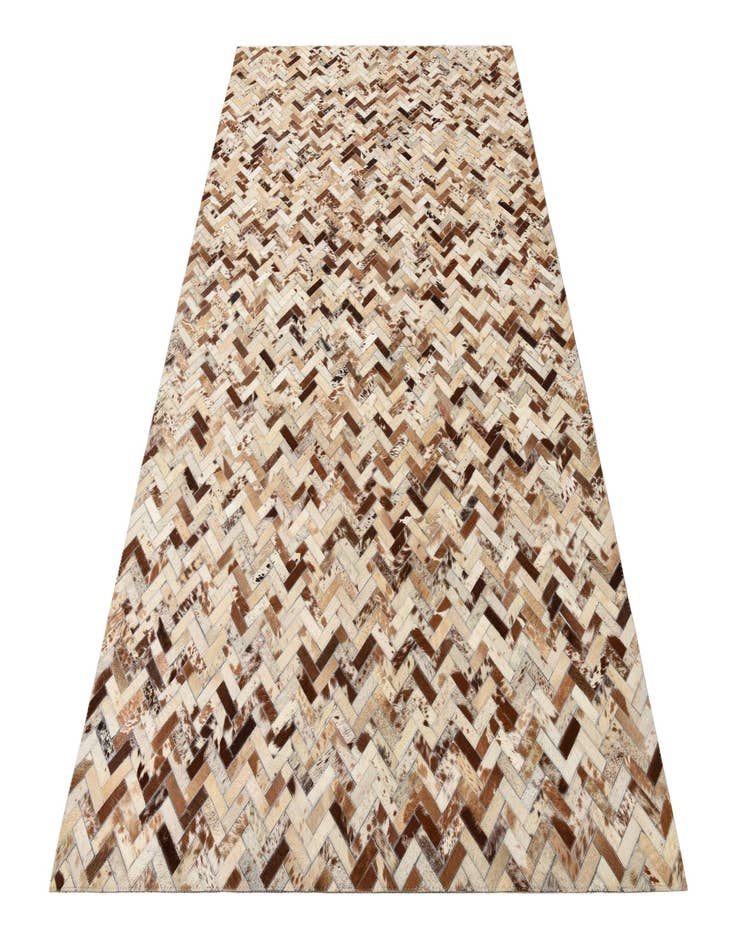 Detail image of 5' x 8' Cowhide Leather Rug