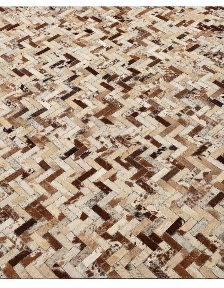 Detail image of 5' x 8' Cowhide Leather Rug