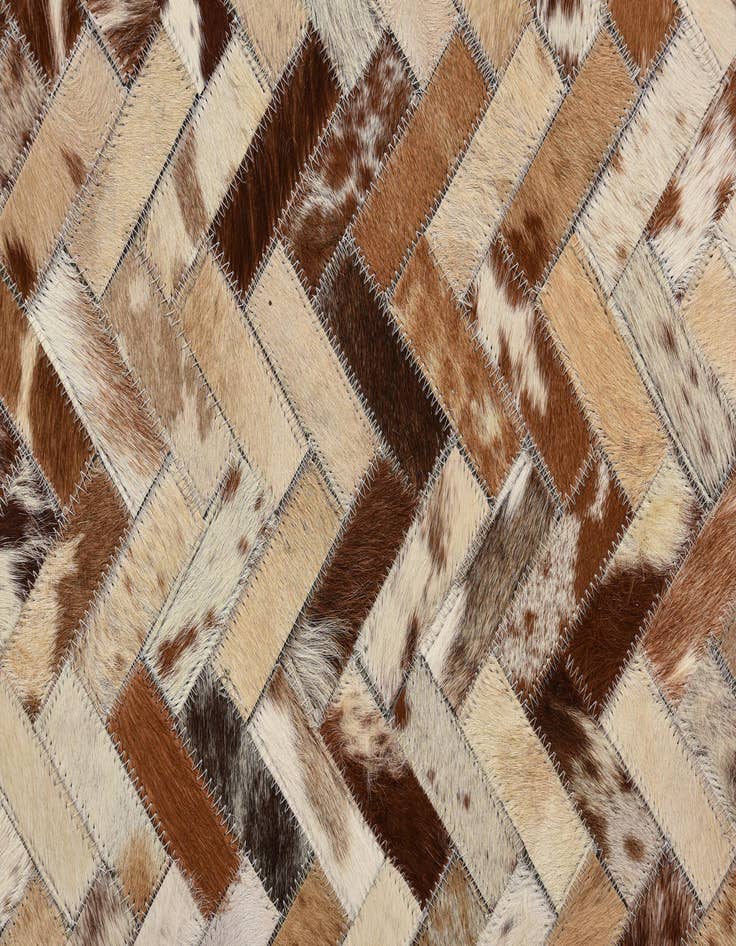 Detail image of 5' x 8' Cowhide Leather Rug