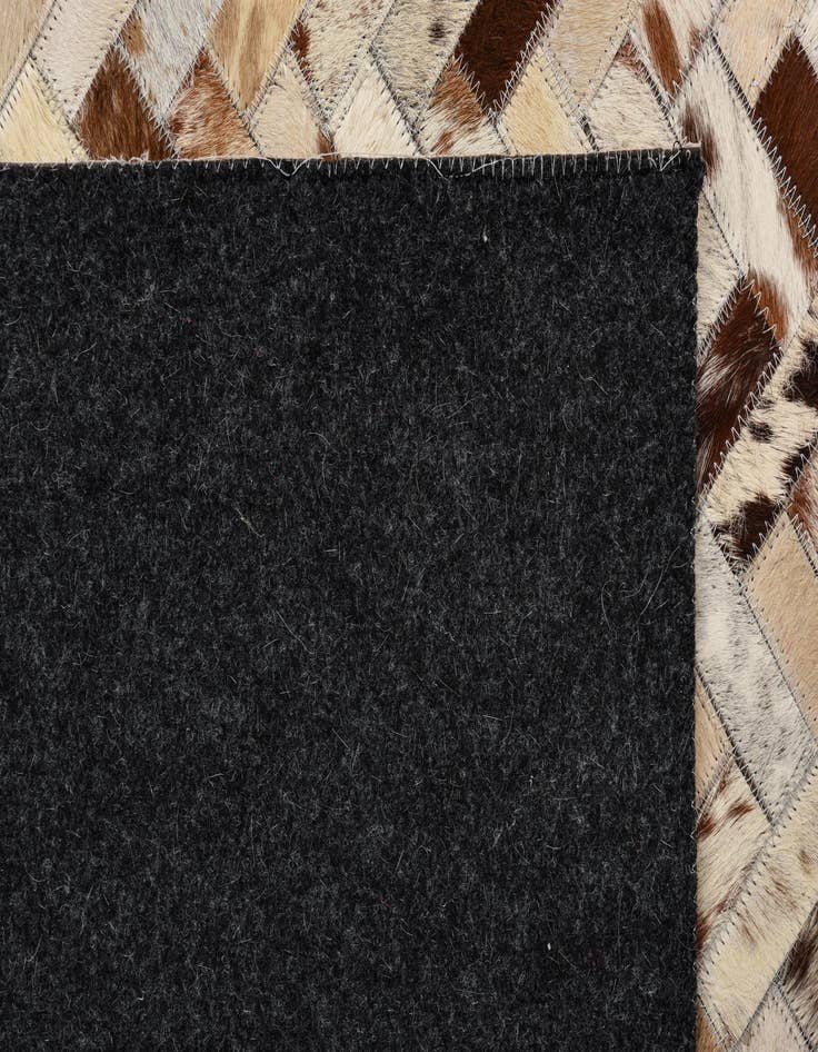 Detail image of 5' x 8' Cowhide Leather Rug