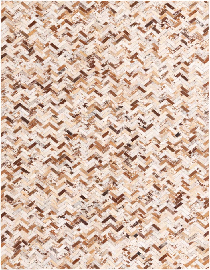 Detail image of 5' x 8' Cowhide Leather Rug