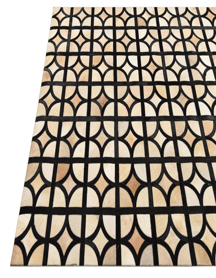 Detail image of 5' x 8' Cowhide Leather Rug