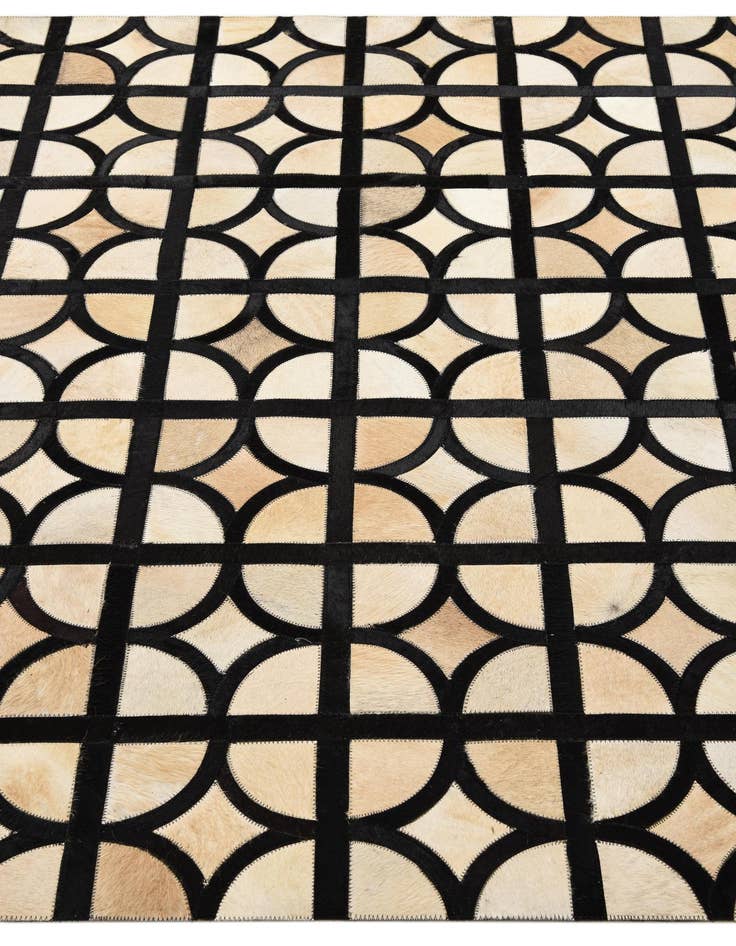 Detail image of 5' x 8' Cowhide Leather Rug