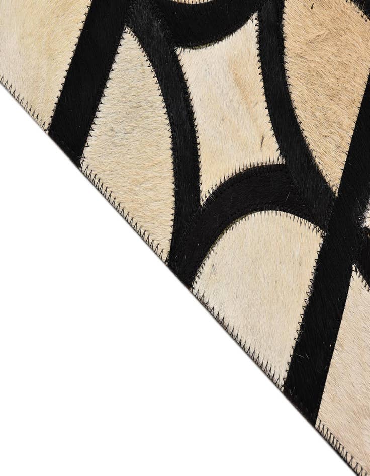 Detail image of 5' x 8' Cowhide Leather Rug