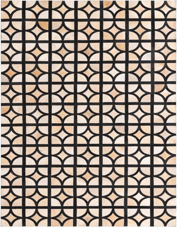 Detail image of 5' x 8' Cowhide Leather Rug