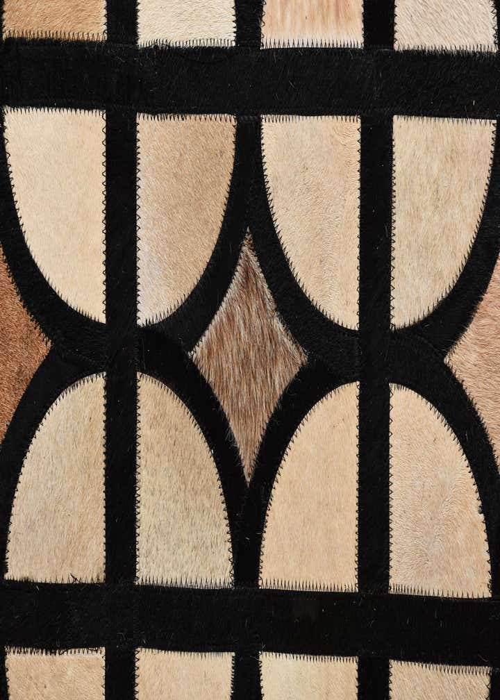 8' 2 x 10' Cowhide Leather Rug
