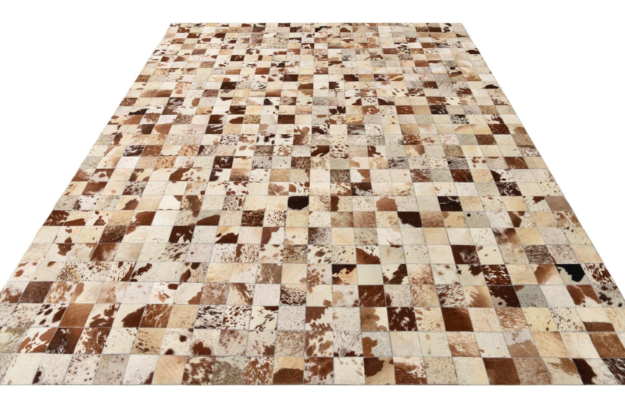 8' x 10' Cowhide Leather Rug