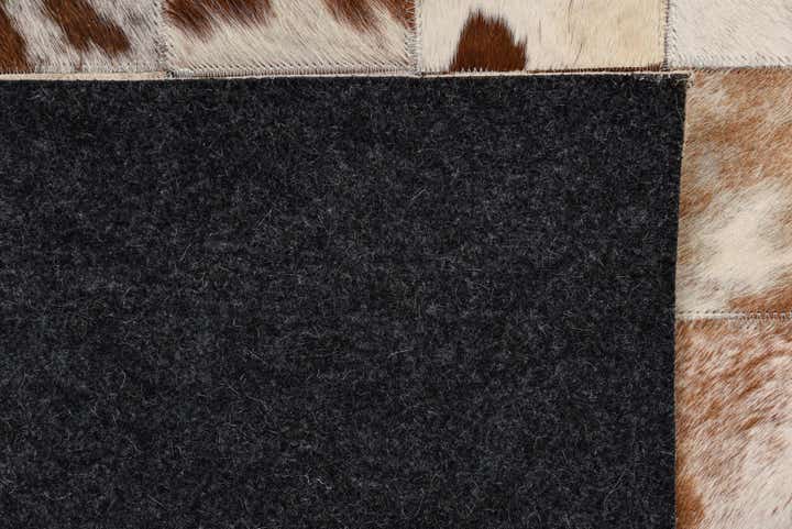 8' x 10' Cowhide Leather Rug