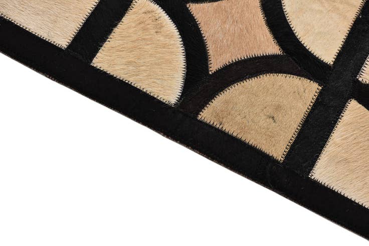 Detail image of 8' x 10' Cowhide Leather Rug