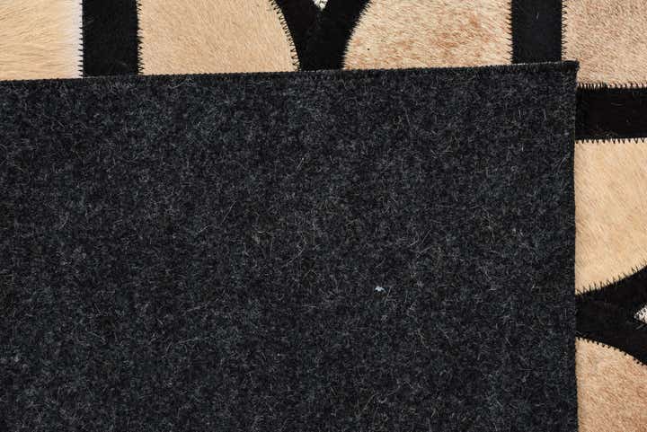 8' x 10' Cowhide Leather Rug
