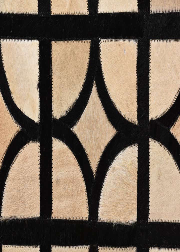 8' 2 x 10' Cowhide Leather Rug