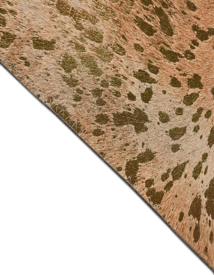 Detail image of 8' 1 x 10' 1 Cowhide Leather Rug