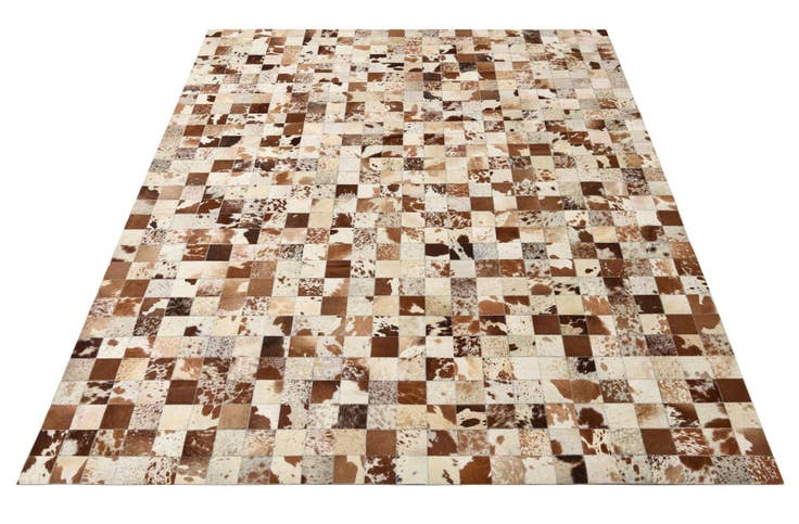 Detail image of 8' x 10' Cowhide Leather Rug