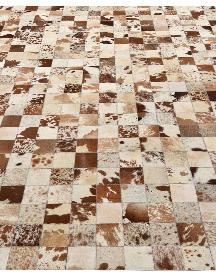 Detail image of 8' x 10' Cowhide Leather Rug