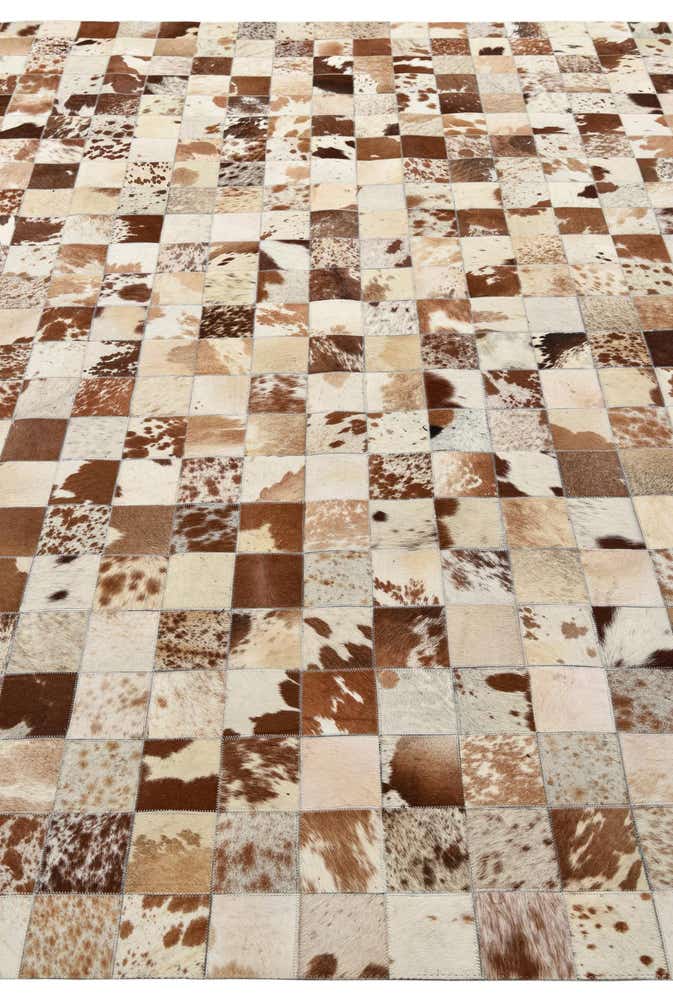 8' x 10' Cowhide Leather Rug