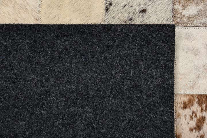 8' x 10' Cowhide Leather Rug