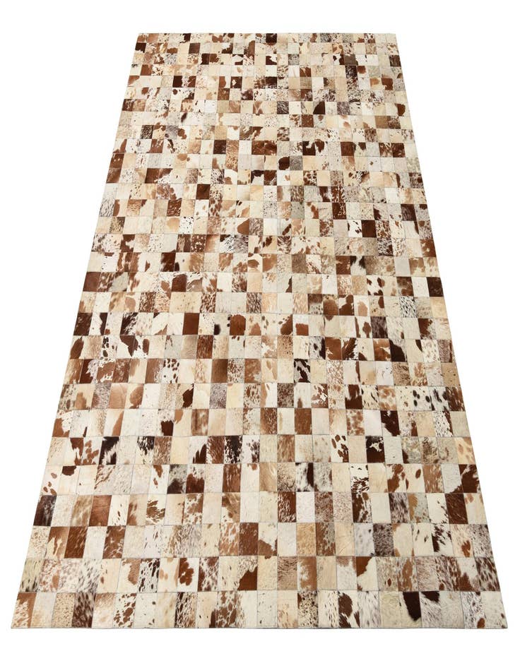 Detail image of 8' x 9' 10 Cowhide Leather Rug