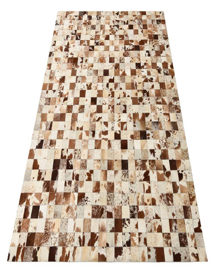 Detail image of 8' x 10' Cowhide Leather Rug