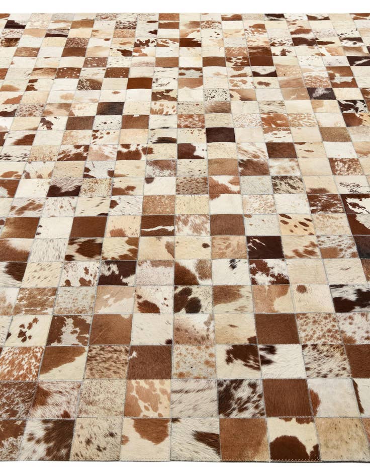 Detail image of 8' x 10' Cowhide Leather Rug