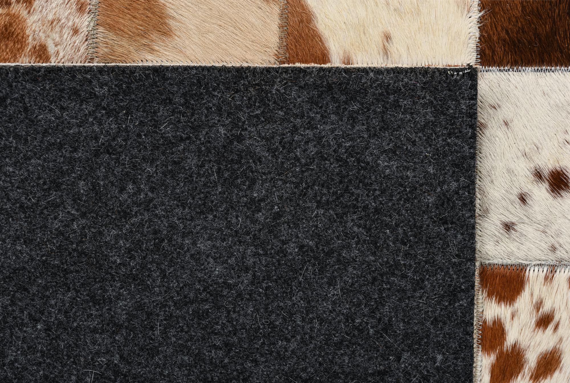 8' x 10' Cowhide Leather Rug