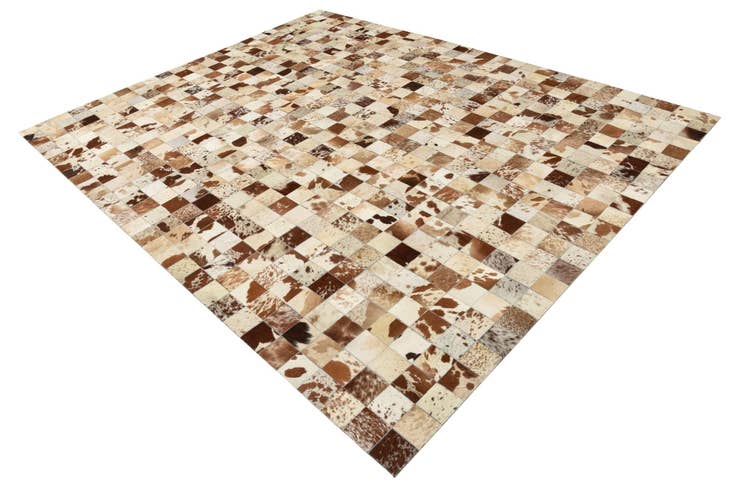 Detail image of 8' x 10' Cowhide Leather Rug