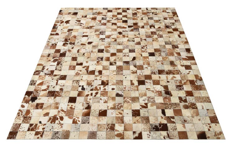 Detail image of 8' x 10' Cowhide Leather Rug