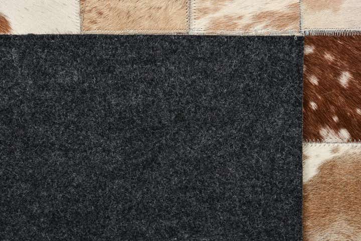 8' x 10' Cowhide Leather Rug