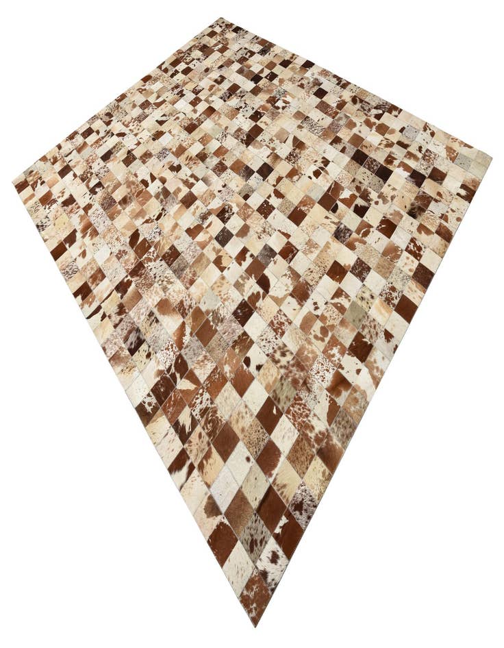 Detail image of 8' x 10' Cowhide Leather Rug