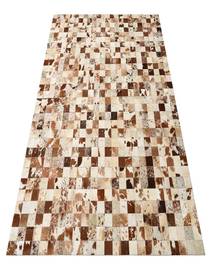 Detail image of 8' x 10' Cowhide Leather Rug