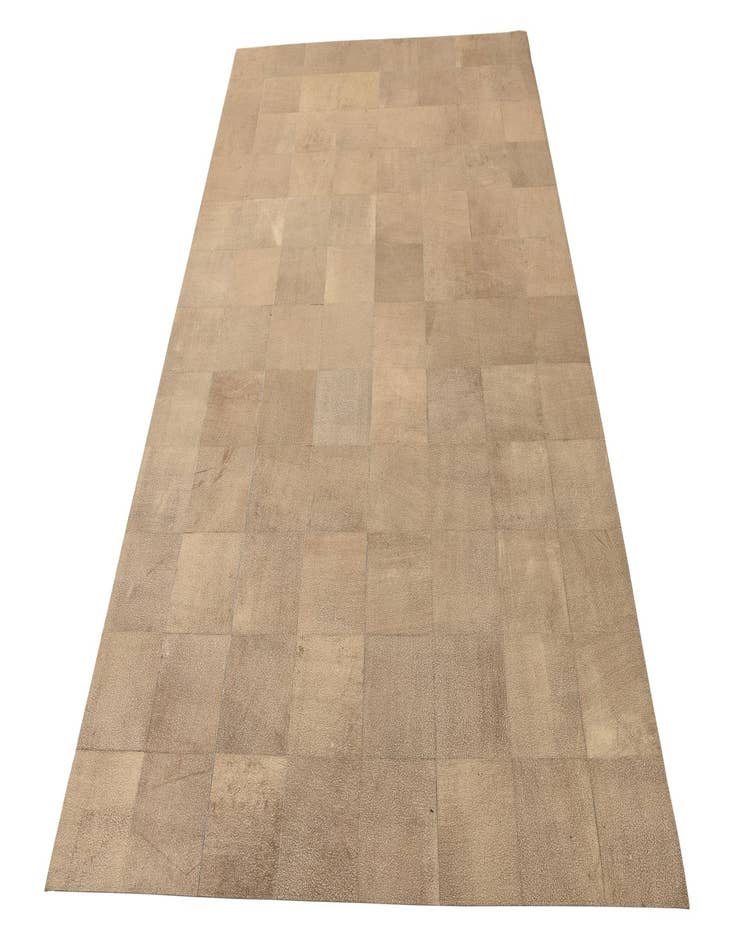 Detail image of 5' 1 x 8' Cowhide Leather Rug