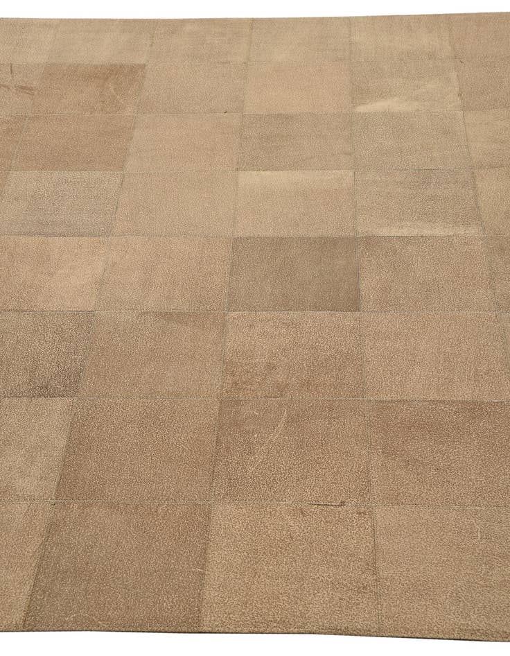 Detail image of 5' 1 x 8' Cowhide Leather Rug