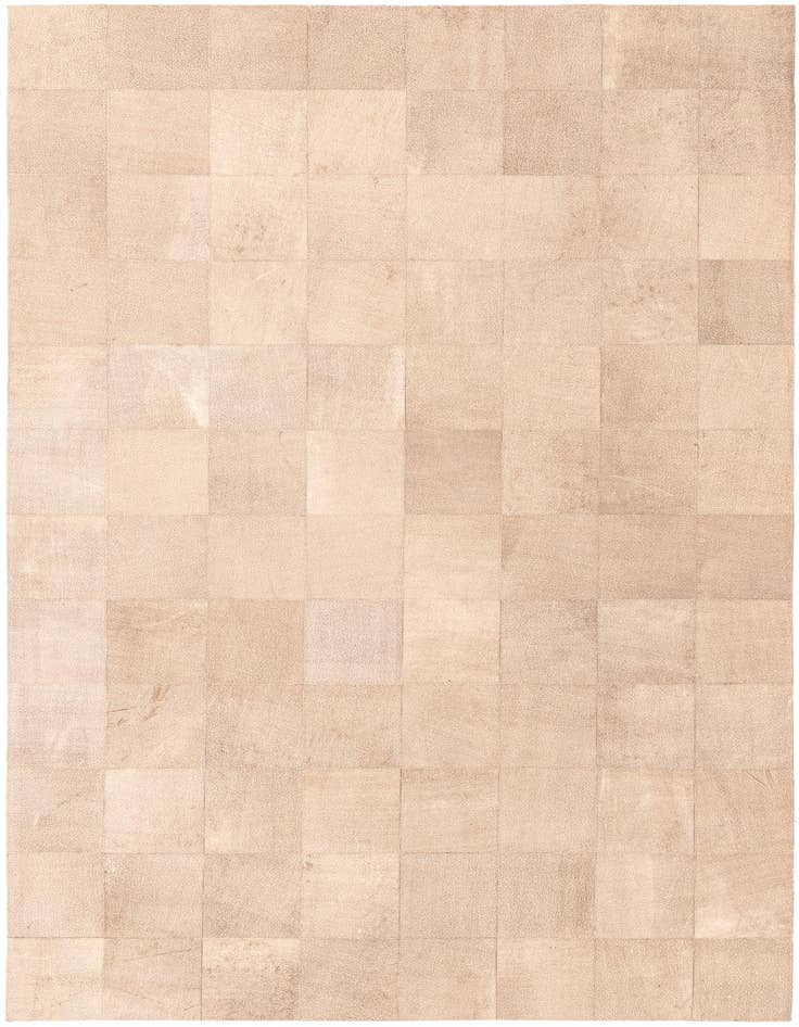 Detail image of 5' 1 x 8' Cowhide Leather Rug
