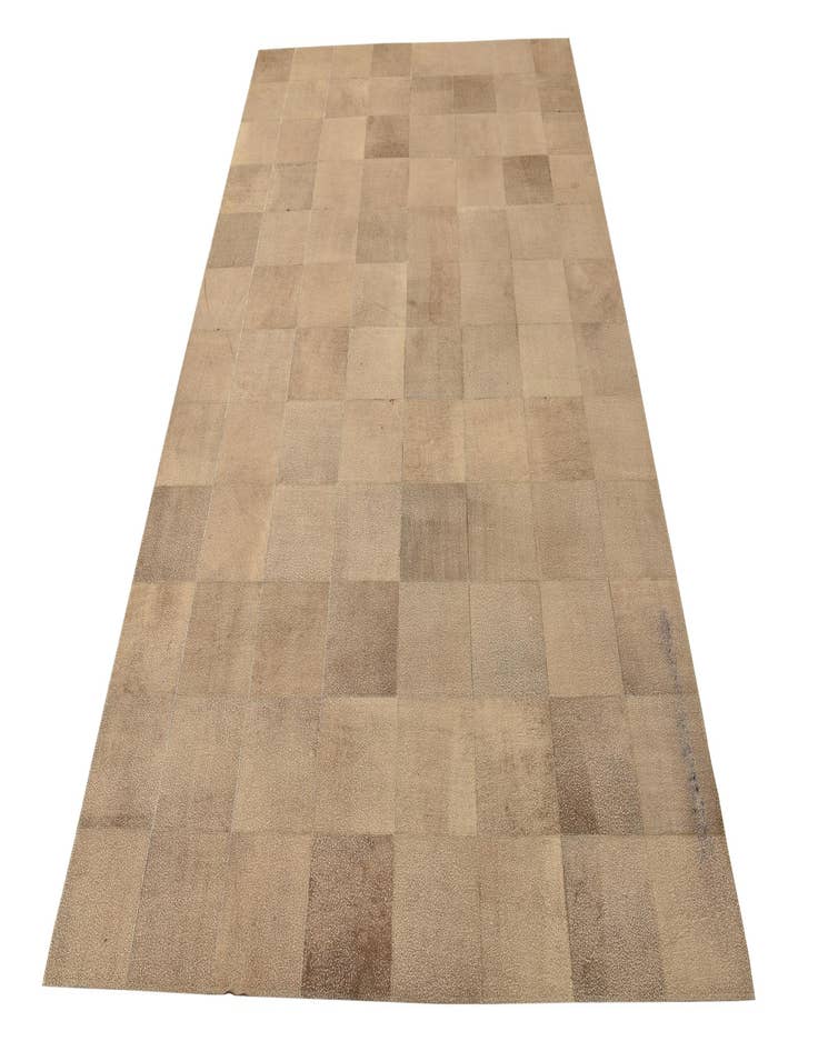 Detail image of 5' 1 x 8' Cowhide Leather Rug