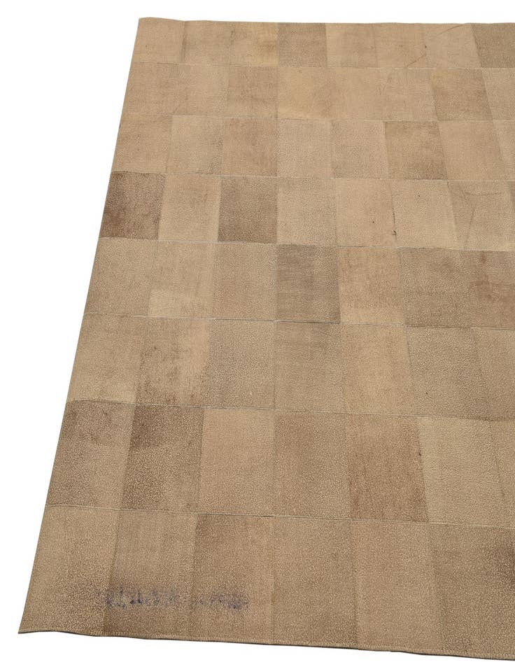 Detail image of 5' 1 x 8' Cowhide Leather Rug