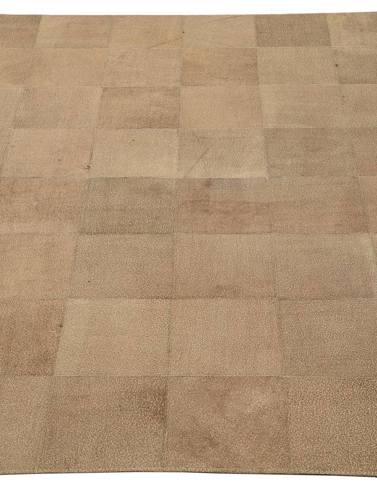 Detail image of 5' 1 x 8' Cowhide Leather Rug