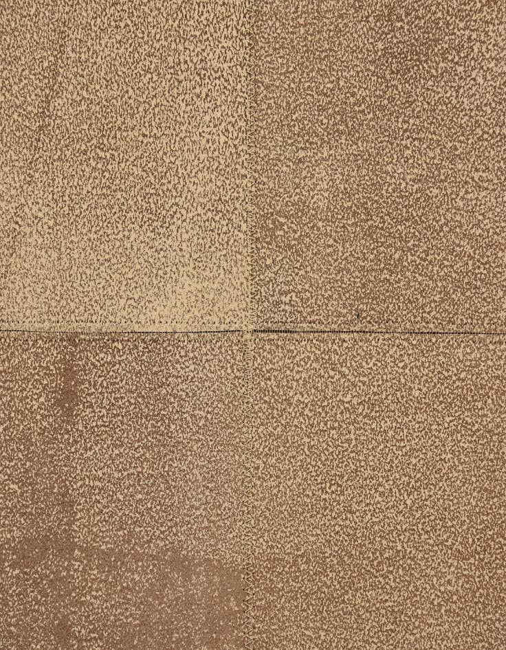 Detail image of 5' 1 x 8' Cowhide Leather Rug