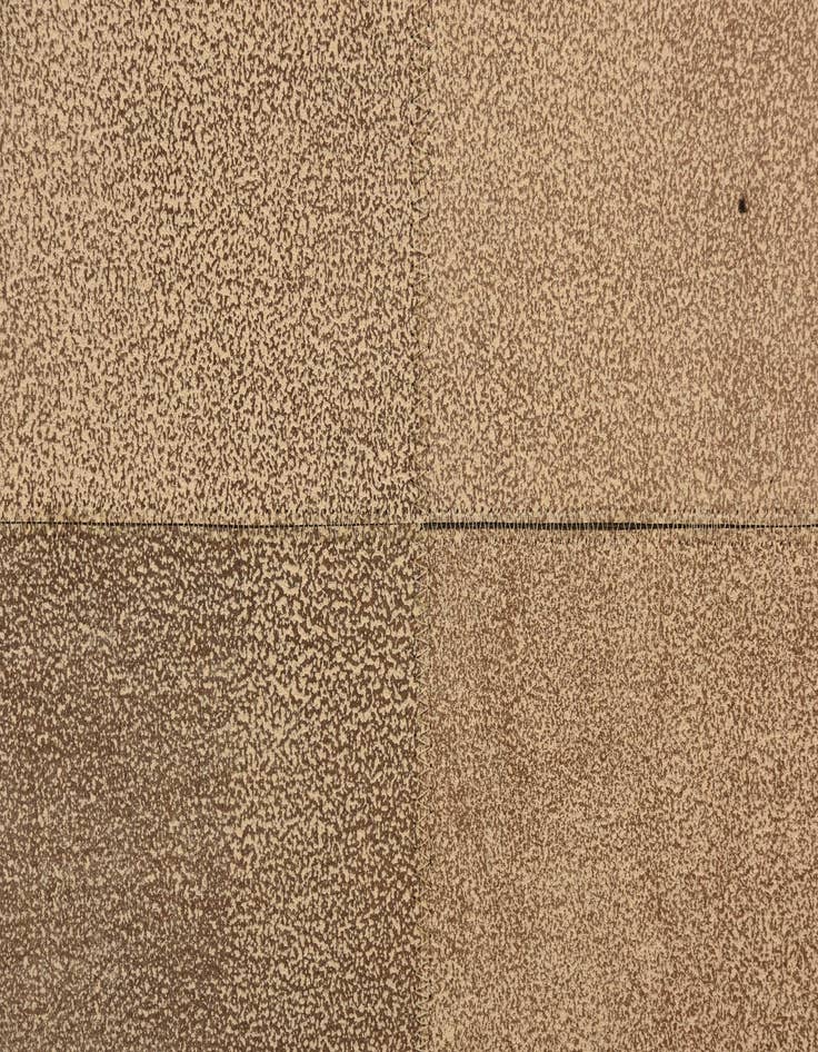 Detail image of 5' 1 x 8' Cowhide Leather Rug