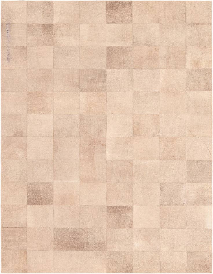 Detail image of 5' 1 x 8' Cowhide Leather Rug