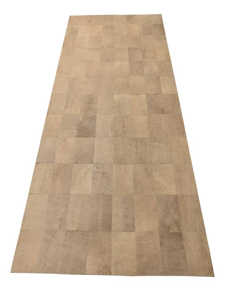 Detail image of 5' 1 x 8' Cowhide Leather Rug