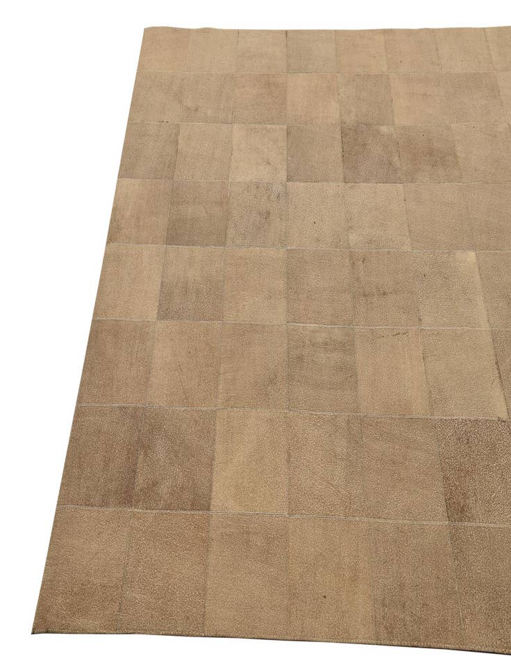 Detail image of 5' 1 x 8' Cowhide Leather Rug